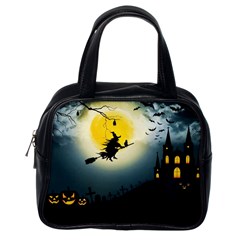 Halloween landscape Classic Handbags (One Side)