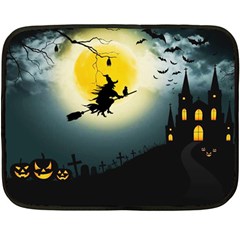 Halloween landscape Fleece Blanket (Mini)