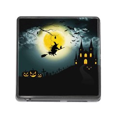 Halloween Landscape Memory Card Reader (square) by Valentinaart