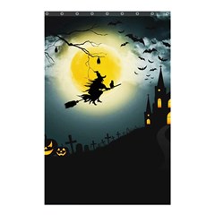 Halloween Landscape Shower Curtain 48  X 72  (small)  by Valentinaart