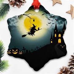 Halloween landscape Ornament (Snowflake)