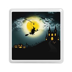 Halloween Landscape Memory Card Reader (square)  by Valentinaart