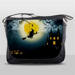 Halloween landscape Messenger Bags