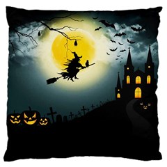 Halloween landscape Large Cushion Case (Two Sides)