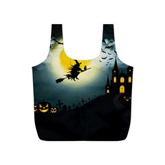 Halloween Landscape Full Print Recycle Bags (s)  by Valentinaart