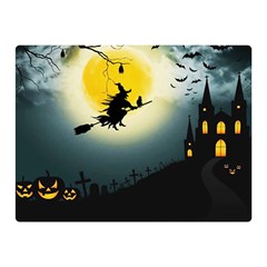 Halloween landscape Double Sided Flano Blanket (Mini) 