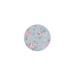 Shabby Chic,pink,roses,polka Dots 1  Mini Buttons by NouveauDesign