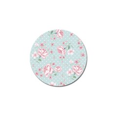 Shabby Chic,pink,roses,polka Dots Golf Ball Marker (10 Pack) by NouveauDesign