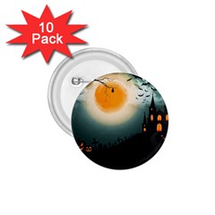 Halloween landscape 1.75  Buttons (10 pack)