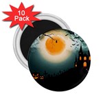 Halloween landscape 2.25  Magnets (10 pack)  Front