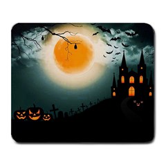 Halloween Landscape Large Mousepads