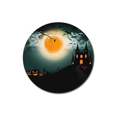 Halloween landscape Magnet 3  (Round)