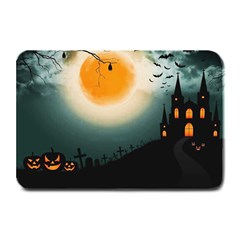 Halloween landscape Plate Mats