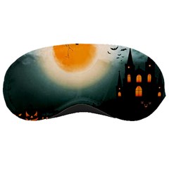 Halloween landscape Sleeping Masks