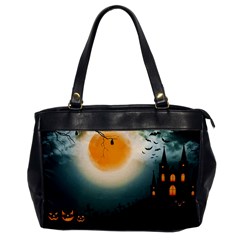 Halloween landscape Office Handbags