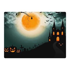 Halloween landscape Double Sided Flano Blanket (Mini) 