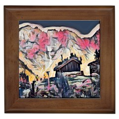 Modern Abstract Painting Framed Tiles