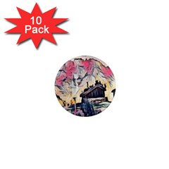 Modern Abstract Painting 1  Mini Magnet (10 Pack)  by NouveauDesign