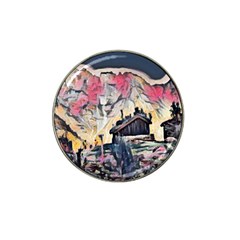 Modern Abstract Painting Hat Clip Ball Marker (10 Pack) by NouveauDesign