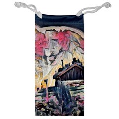 Modern Abstract Painting Jewelry Bag by NouveauDesign