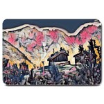 Modern abstract painting Large Doormat  30 x20  Door Mat