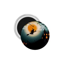 Halloween Landscape 1 75  Magnets by Valentinaart