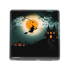 Halloween Landscape Memory Card Reader (square) by Valentinaart