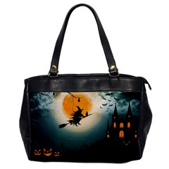 Halloween Landscape Office Handbags by Valentinaart