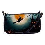 Halloween landscape Shoulder Clutch Bags Front