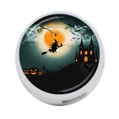 Halloween Landscape 4-port Usb Hub (one Side) by Valentinaart