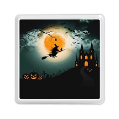 Halloween Landscape Memory Card Reader (square)  by Valentinaart