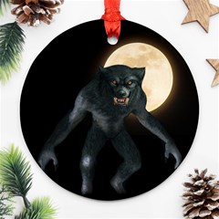 Werewolf Ornament (round) by Valentinaart