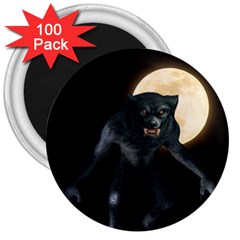 Werewolf 3  Magnets (100 Pack) by Valentinaart