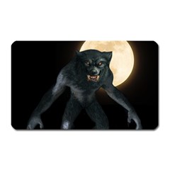 Werewolf Magnet (rectangular) by Valentinaart