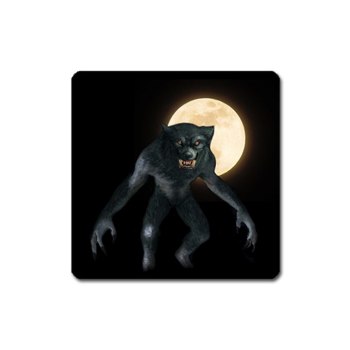 Werewolf Square Magnet