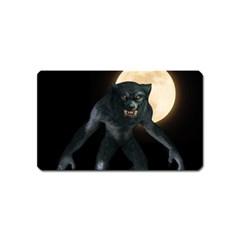 Werewolf Magnet (name Card) by Valentinaart