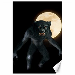 Werewolf Canvas 20  X 30   by Valentinaart