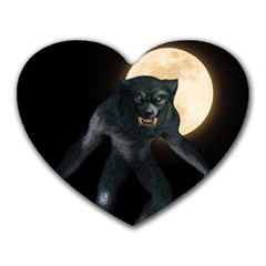 Werewolf Heart Mousepads