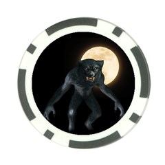 Werewolf Poker Chip Card Guard (10 Pack) by Valentinaart