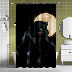 Werewolf Shower Curtain 48  X 72  (small)  by Valentinaart