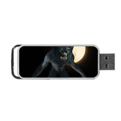 Werewolf Portable Usb Flash (one Side) by Valentinaart