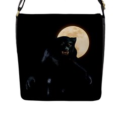 Werewolf Flap Messenger Bag (l)  by Valentinaart