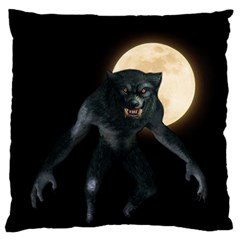 Werewolf Standard Flano Cushion Case (one Side) by Valentinaart