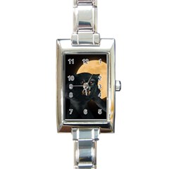 Werewolf Rectangle Italian Charm Watch by Valentinaart