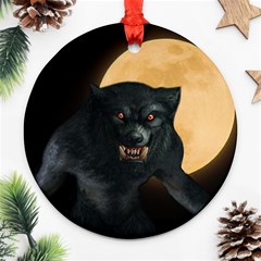 Werewolf Ornament (round) by Valentinaart