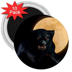 Werewolf 3  Magnets (10 Pack)  by Valentinaart