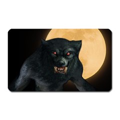 Werewolf Magnet (rectangular) by Valentinaart