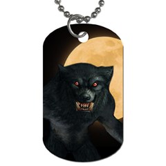 Werewolf Dog Tag (two Sides) by Valentinaart