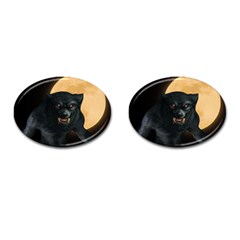 Werewolf Cufflinks (oval) by Valentinaart