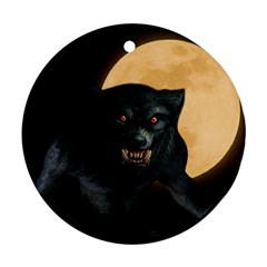 Werewolf Round Ornament (two Sides) by Valentinaart